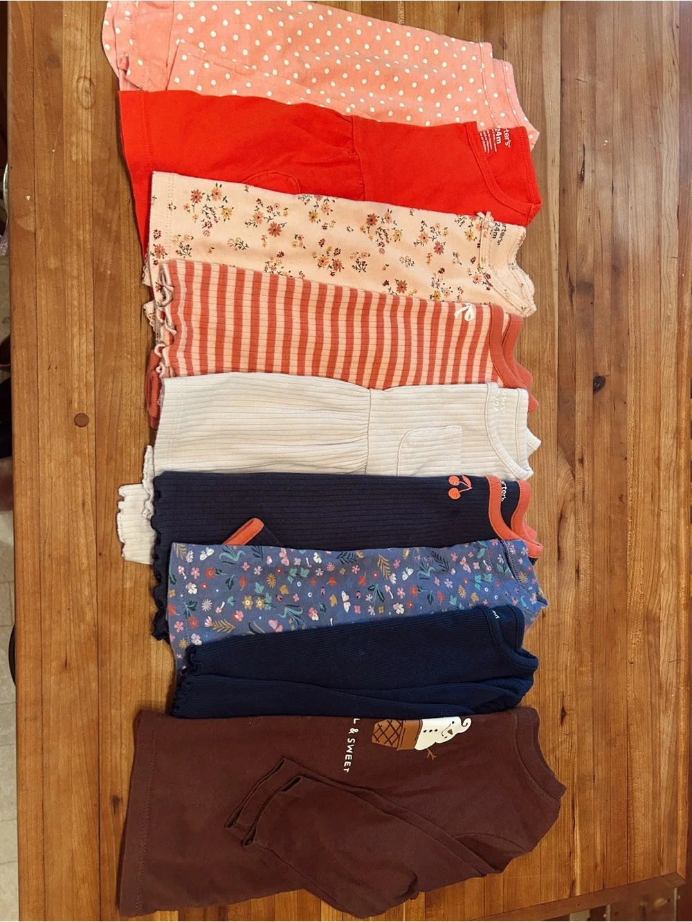 Bundle Assorted toddler' Long-Sleeve Tops - Pink, Navy, Cream & More